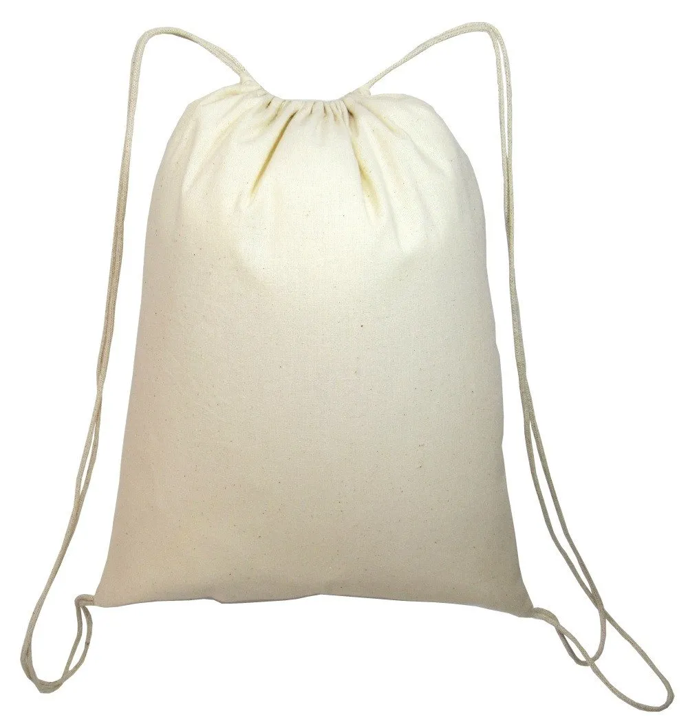 12 ct Large Size Sport Economical Drawstring Bag - By Dozen