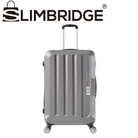 24" Check In Luggage Hard side Lightweight Travel Cabin Suitcase TSA Lock Grey