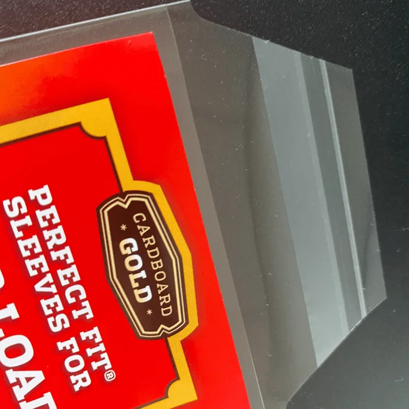 50ct Perfect Fit Graded Cards Sleeves - 140pt-190pt Size - Cardboard Gold