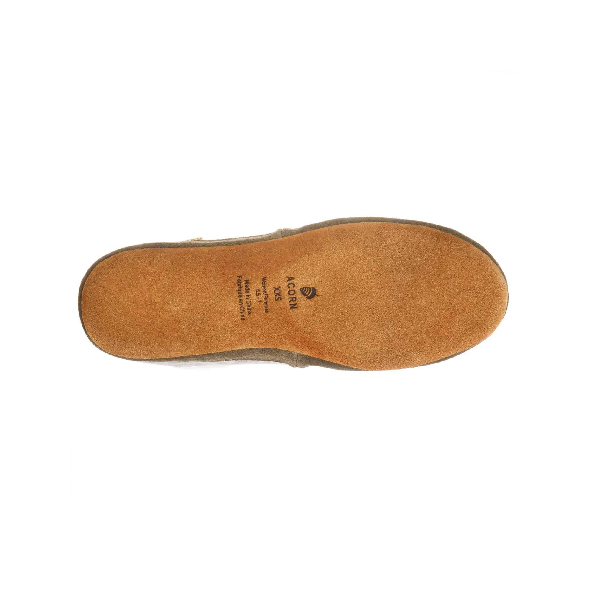 Acorn Women's Polar Pair Slipper - Fleece Lining, Ash, Medium | A22600ASHWM