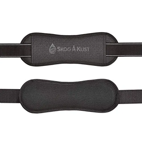 Adjustable Nylon Shoulder Strap | Universal Replacement with Padded Comfort Fit | Black (Black,
