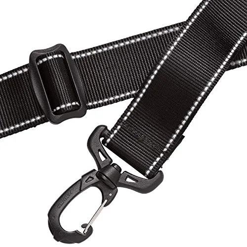 Adjustable Nylon Shoulder Strap | Universal Replacement with Padded Comfort Fit | Black (Black,