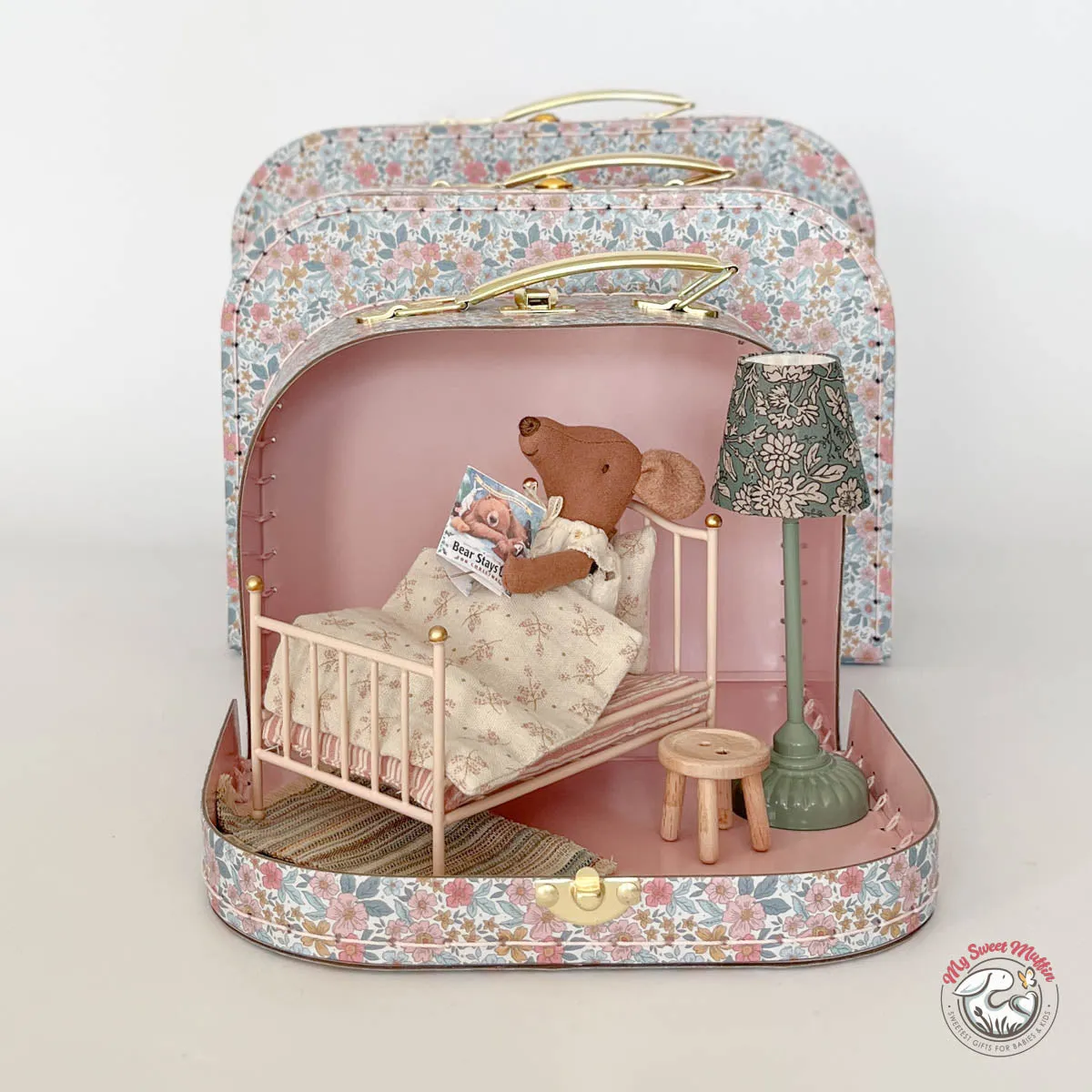 Alimrose Nesting Suitcase Set, French Garden