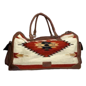 American Darling® White & Red Aztec Duffel Bag ADBG605B