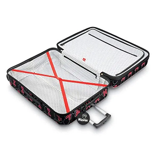 American Tourister Disney Hardside Luggage with Spinner Wheels, Minnie Mouse, 28"