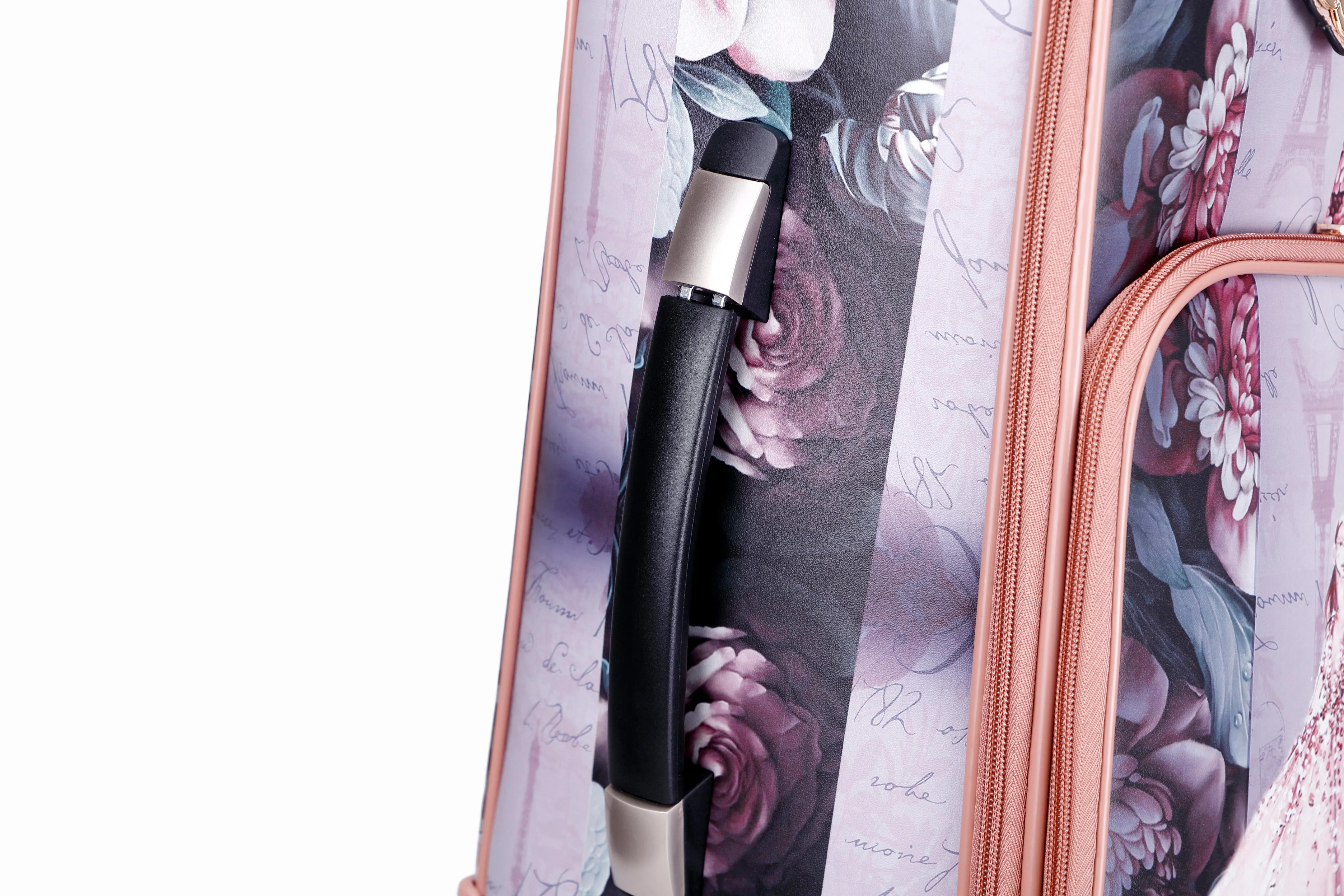 Arosa  Elegant Floral Spinner Luggage