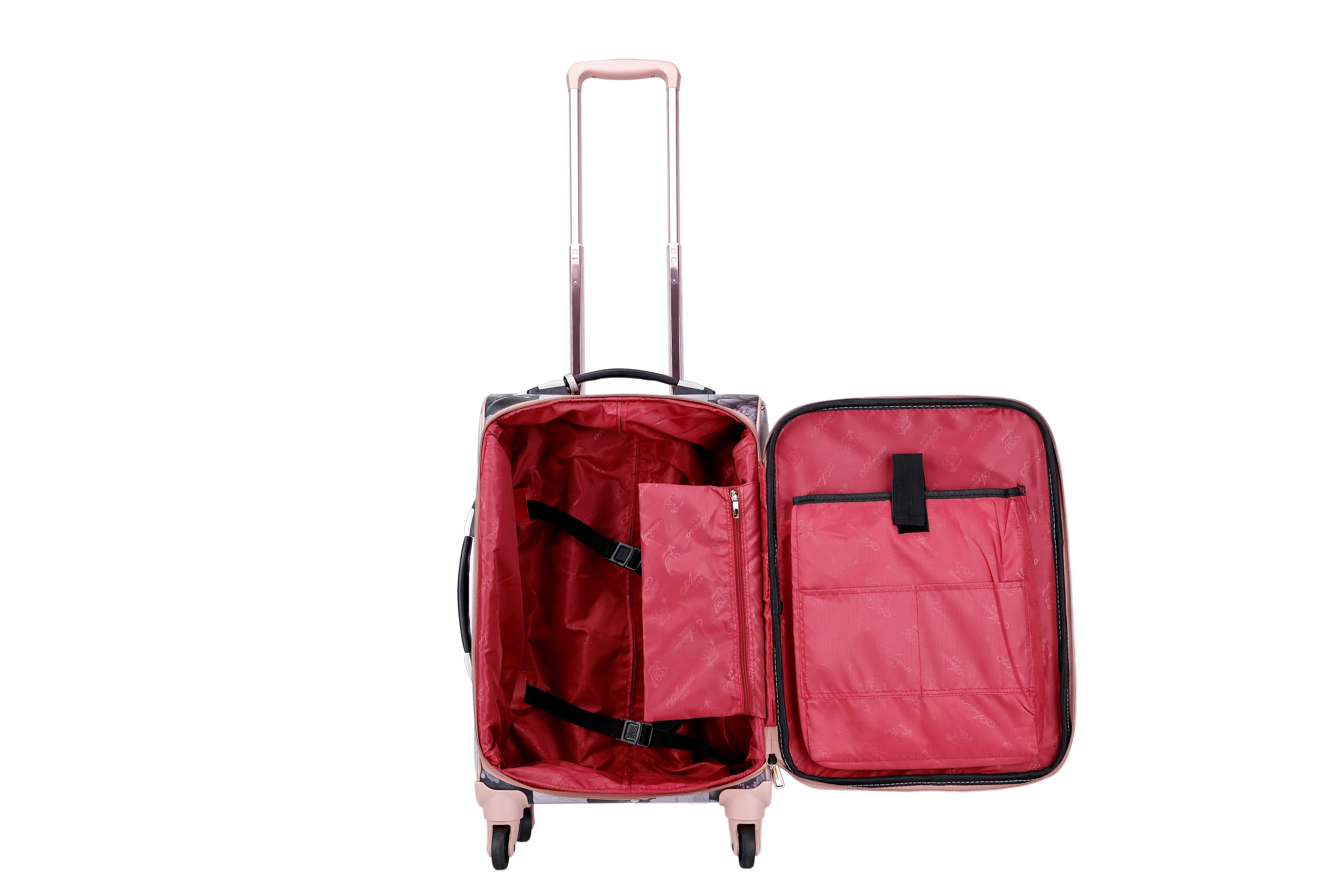 Arosa  Elegant Floral Spinner Luggage