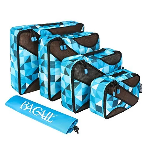 BAGAIL 6 Set Packing Cubes,Travel Luggage Packing Organizers