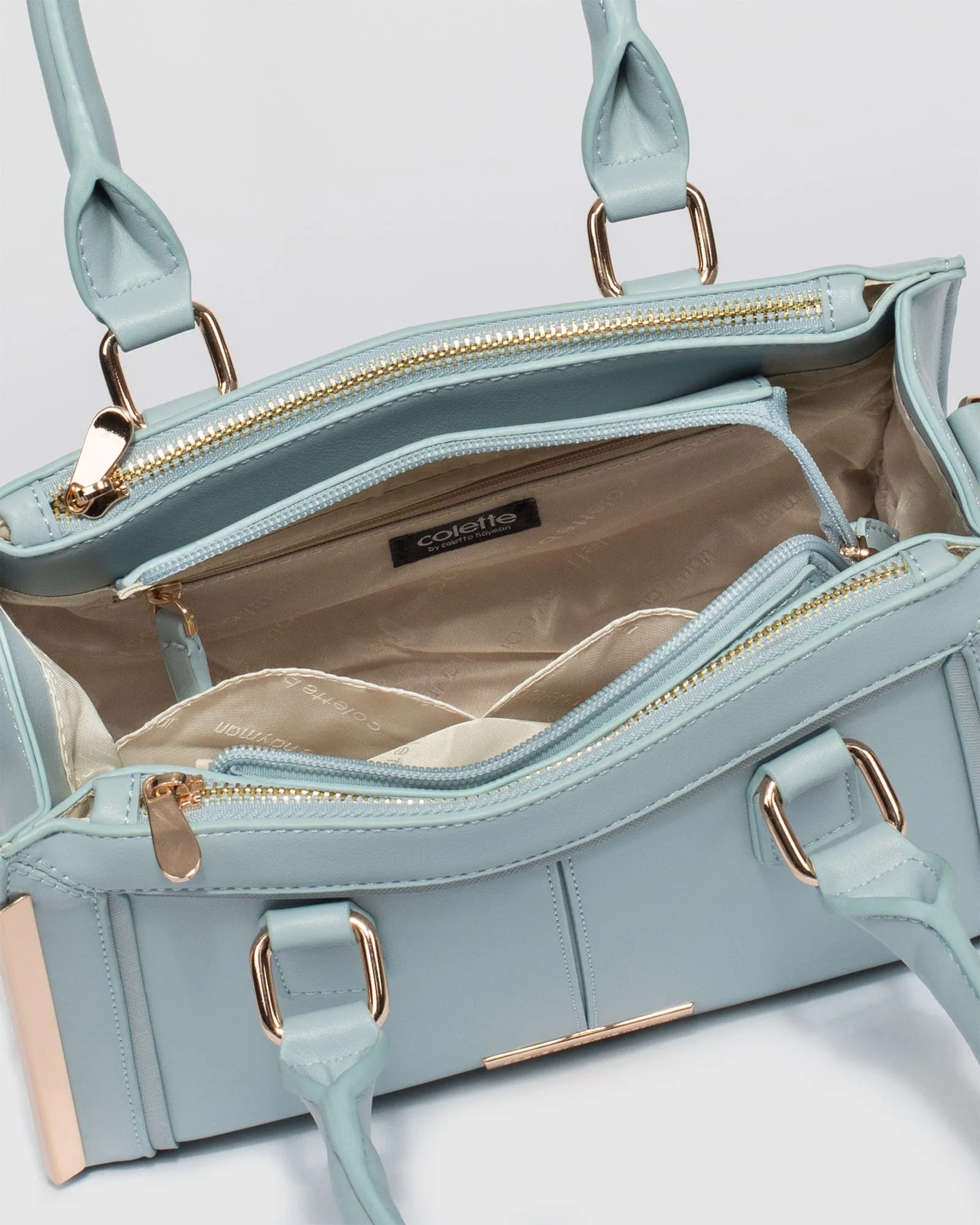 Blue Stef Panel Mini Bag
