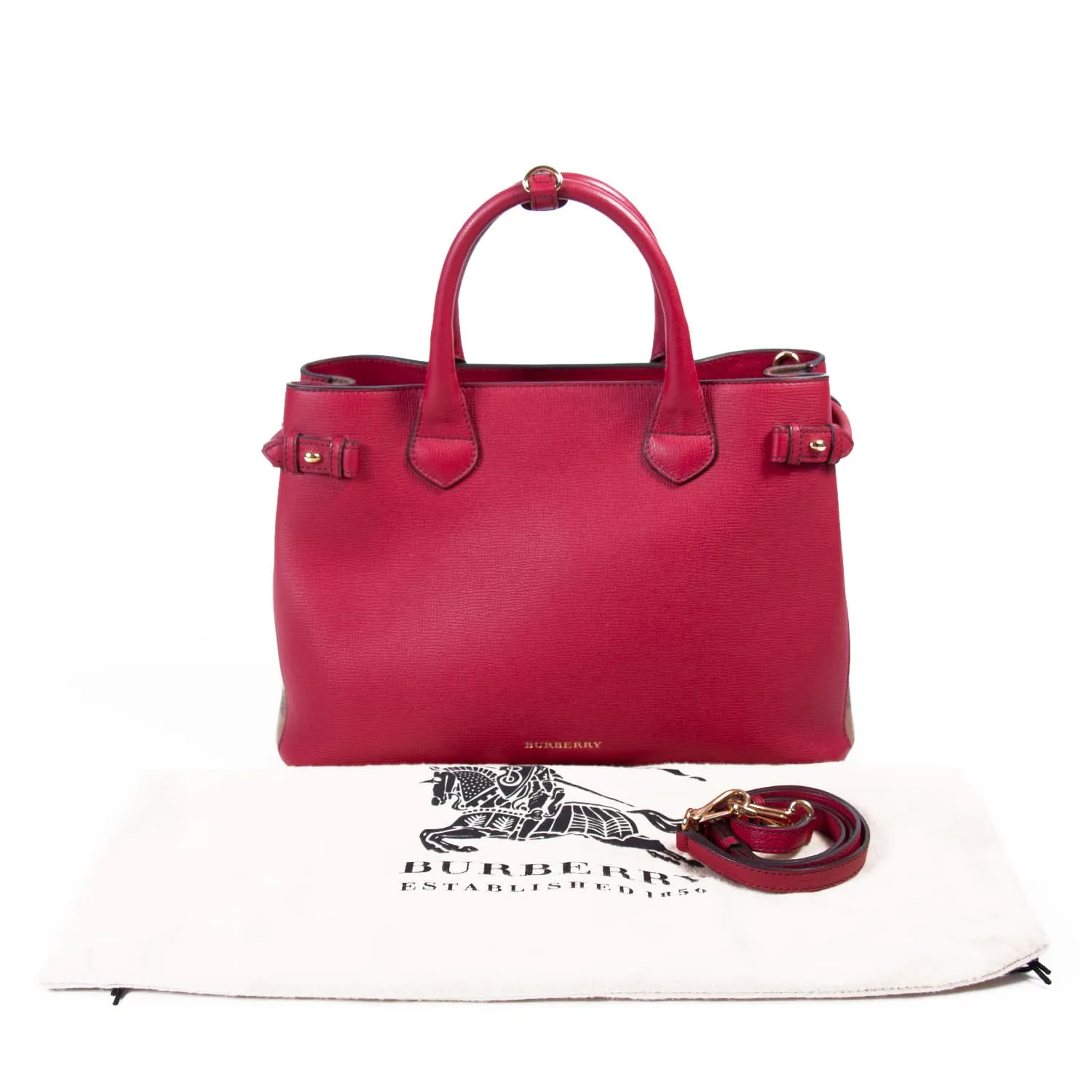 Burberry Medium Banner Tote Bag