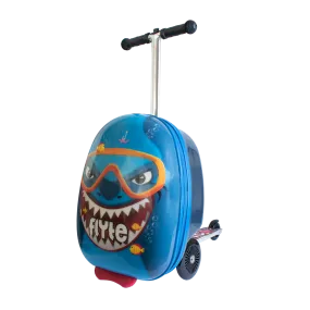 BUY 1 GET 1 FREE! Zinc Flyte Stormy the Shark Scooter Suitcase