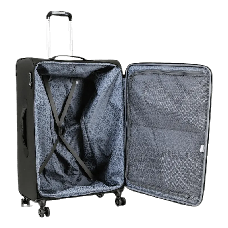 Carnot 78 cm 4-hjuls trolley Black