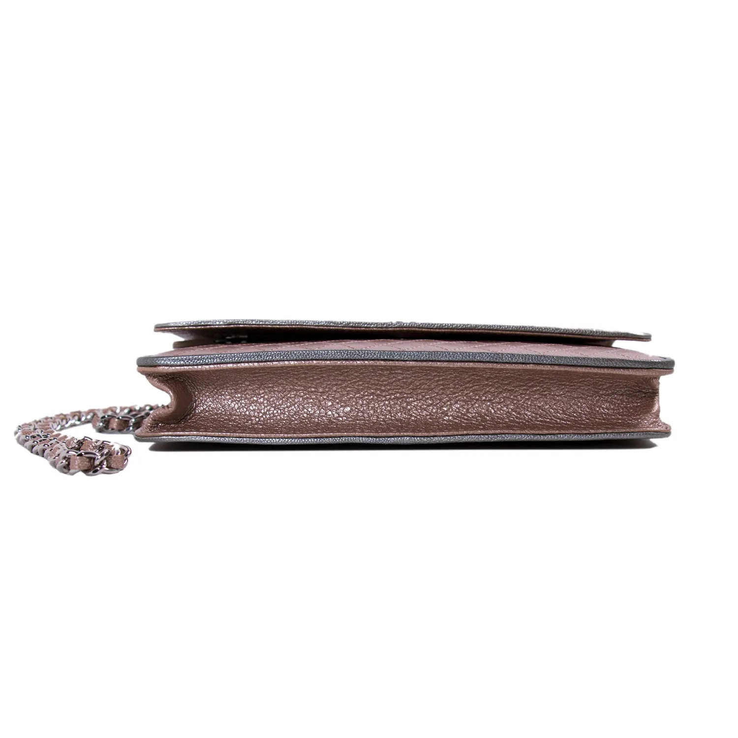 Chanel Diamond Stitch Wallet on Chain