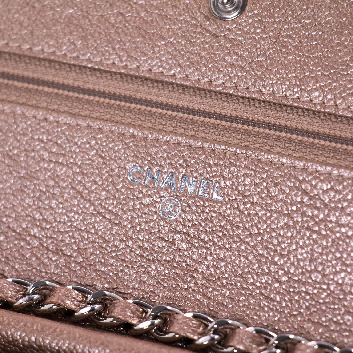Chanel Diamond Stitch Wallet on Chain