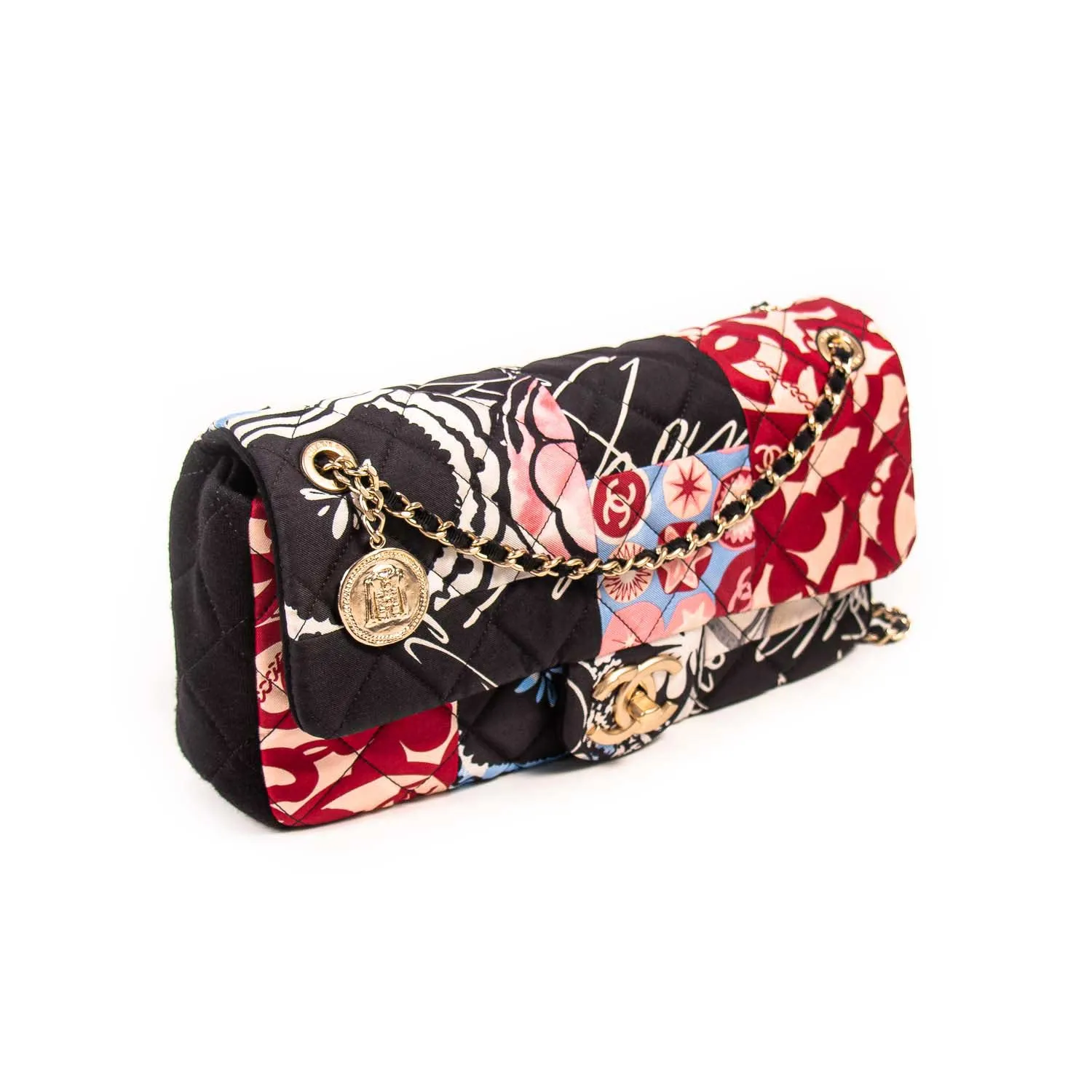 Chanel Printed Medium Single Flap Bag