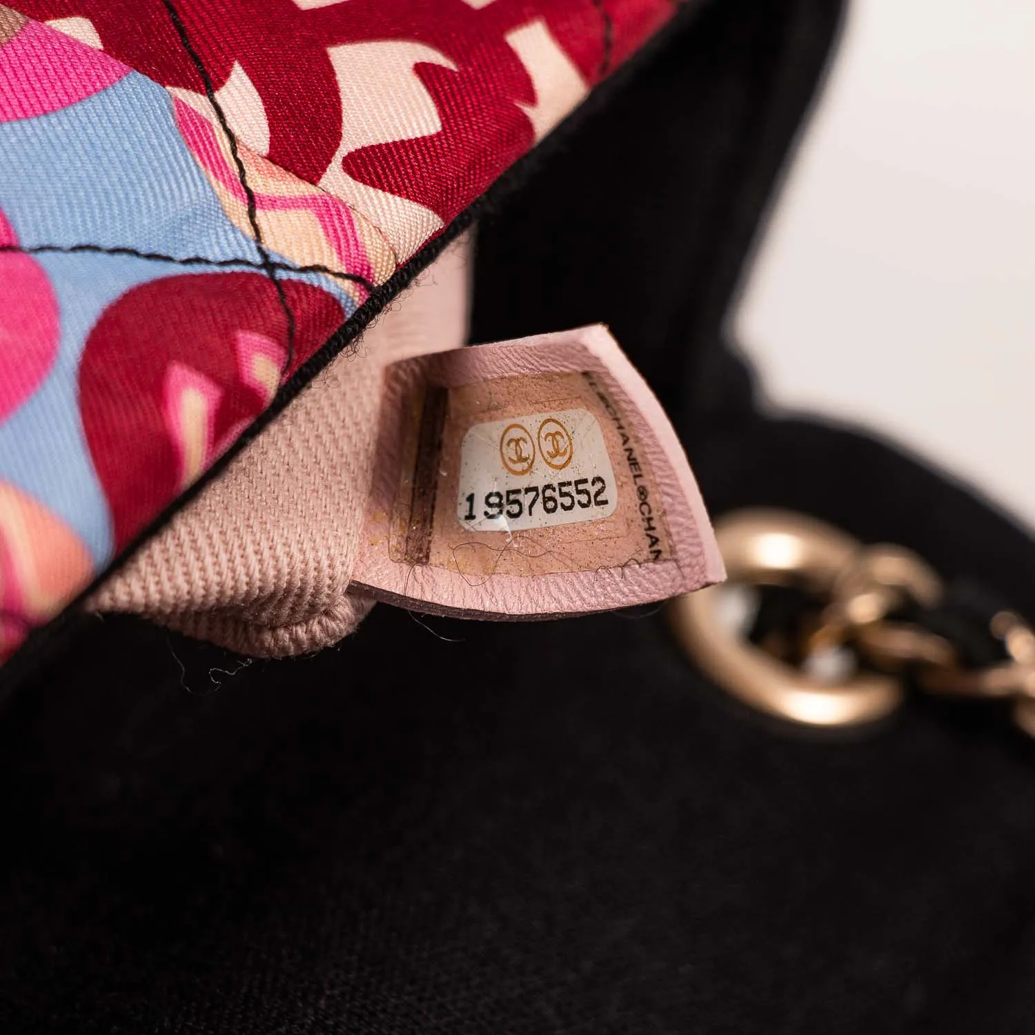 Chanel Printed Medium Single Flap Bag