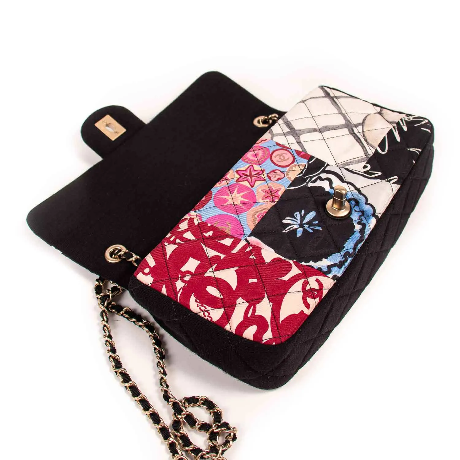 Chanel Printed Medium Single Flap Bag
