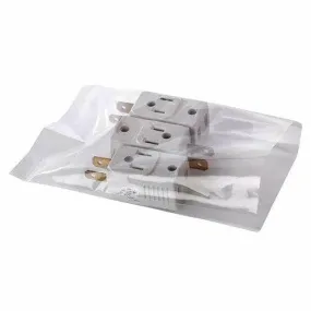 Clear Polyethylene Bags. 10 x 12 x 2 mil