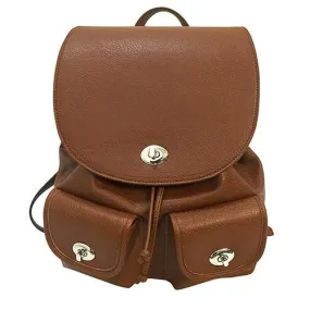 Concealed Carry Womens Backpack Brown