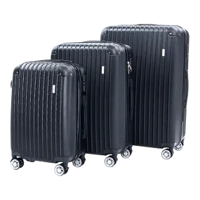Delegate Suitcases Luggage Set 20" 24" 28"Carry On Trolley TSA Travel Bag
