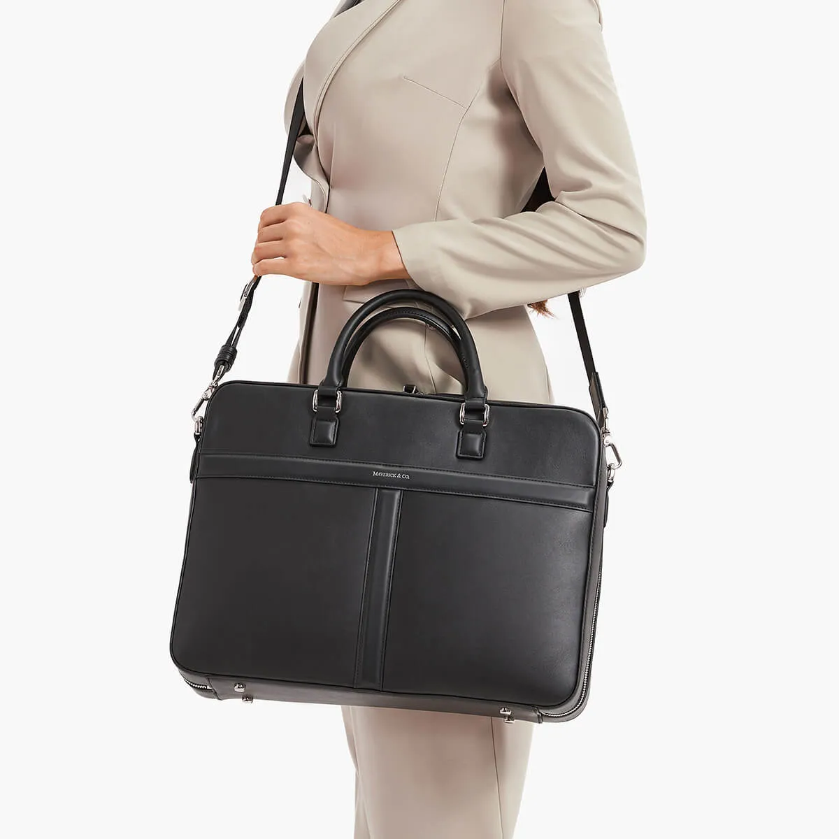 Delta Leather Briefcase