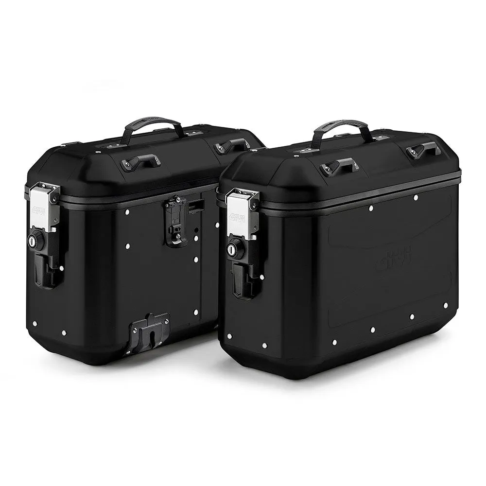 Givi Dolomiti Monokey 36 lt Aluminium Panniers Black (pair)