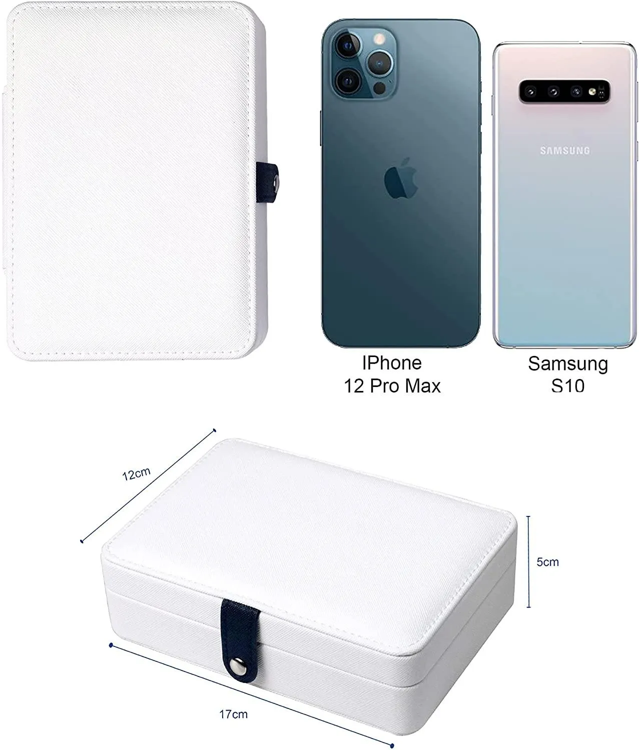 Jewellery Box | Case | Small and Portable for Travel | Storage | Organizer