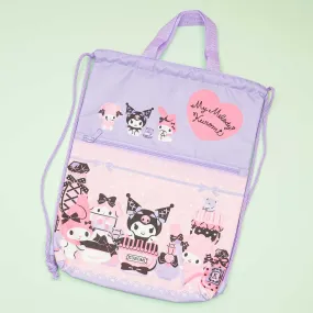 Kuromi x My Melody Gothic Lolita Knapsack