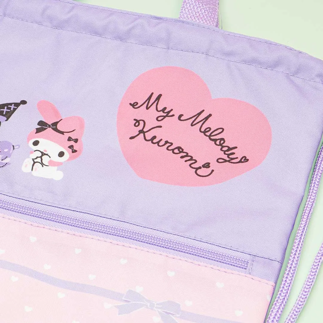 Kuromi x My Melody Gothic Lolita Knapsack