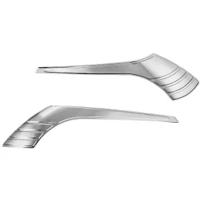 Kuryakyn Tri-Line Saddlebag Lid Accents for Harley Davidson 2014-15 Electra Glides, Road Glides, Road Kings, Street Glides