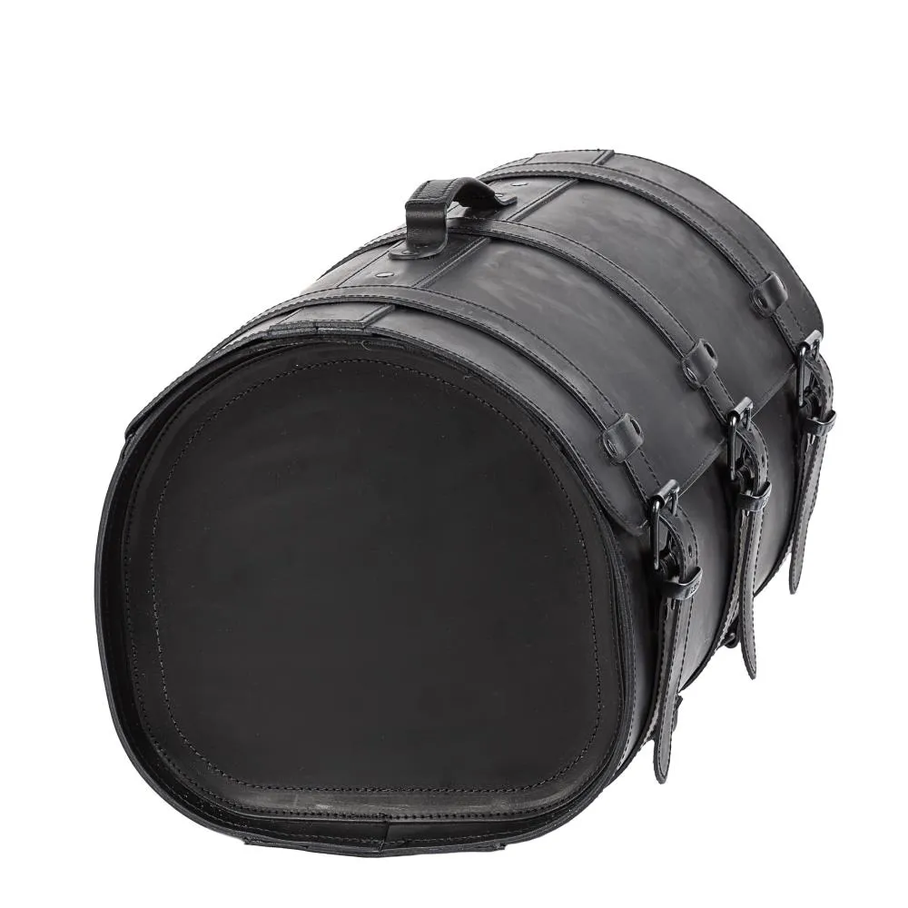 Ledrie HLMOT2-1008 Motorcycle Suitcase 67 Litres Real Leather - Extra Large Black