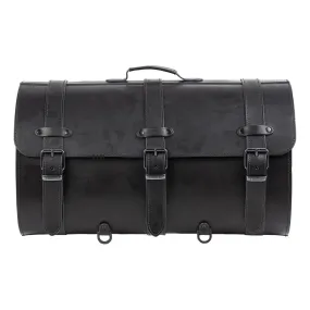 Ledrie HLMOT2-1008 Motorcycle Suitcase 67 Litres Real Leather - Extra Large Black