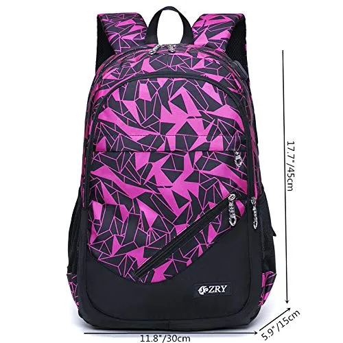 Meetbelify Big Kids School Backpack For Boys Kids Elementary School Bags Out Door Day Pack (black bag)