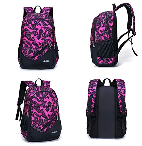 Meetbelify Big Kids School Backpack For Boys Kids Elementary School Bags Out Door Day Pack (black bag)