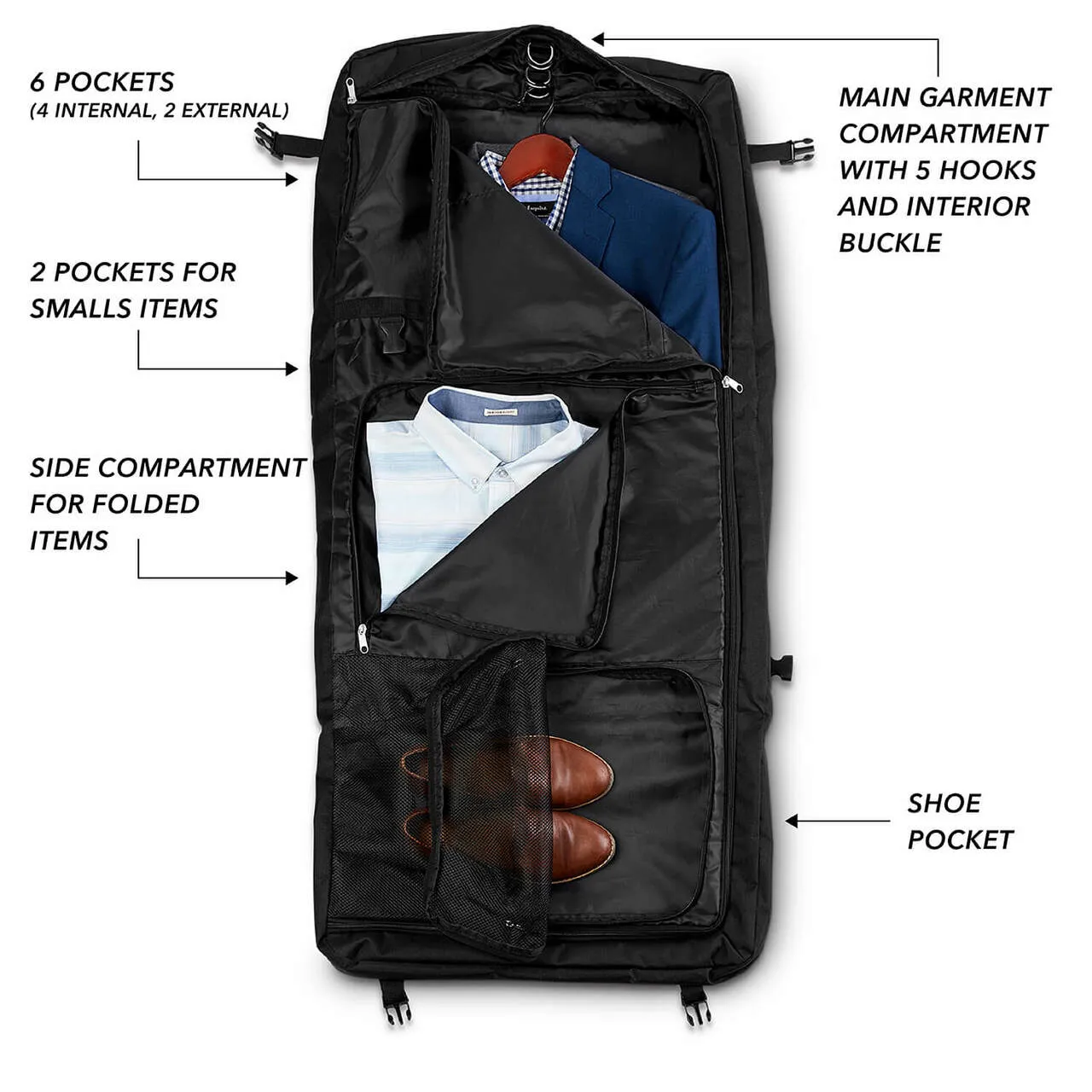 Michigan State Spartans 18" Carry On Garment Bag