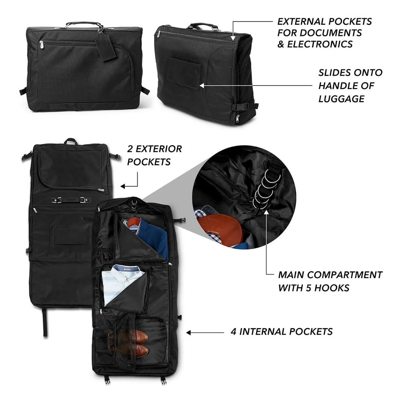 Michigan State Spartans 18" Carry On Garment Bag