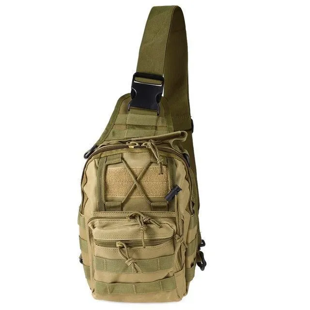 Military Survival Shoulder Tactical Sling Backpack Bag