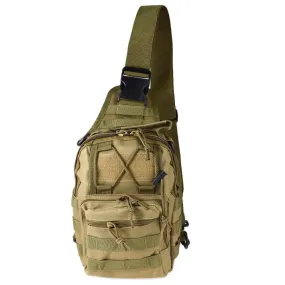 Military Survival Shoulder Tactical Sling Backpack Bag