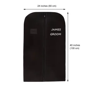 Personalised Men Suit Cover Bags 40" inches