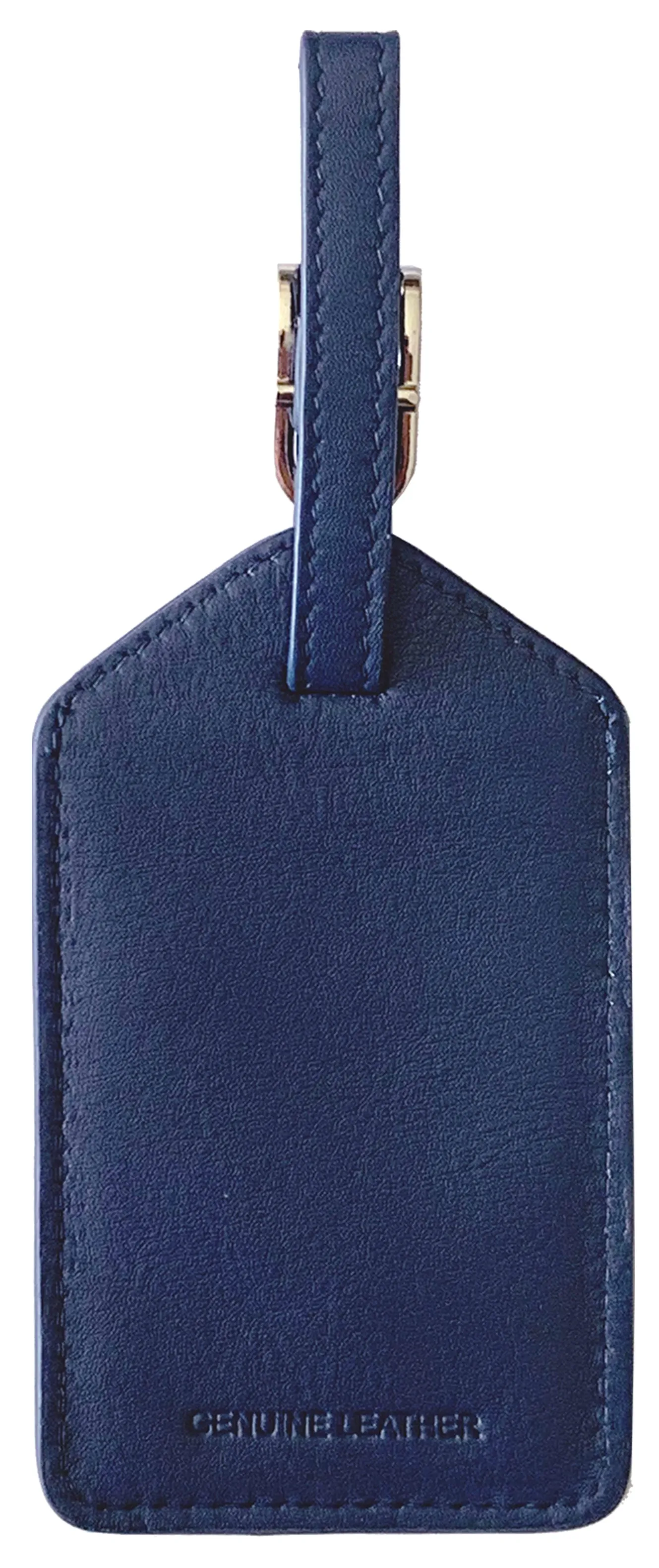 Personalized Monogrammed Leather Luggage Tags - 4 Pack