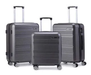 Pierre Cardin Gaspar Luggage Spinner 3 Piece Set | Charcoal