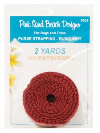 Purse Strapping 1in x 2 yds - 12 color choices