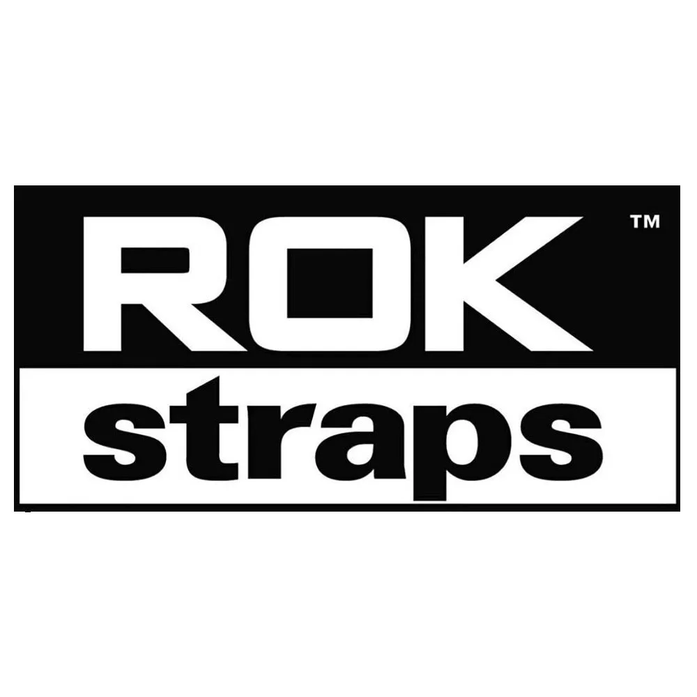 Rok Luggage Straps Adjustable Stretch 310 - 1060 x 16mm Black - Twin Pack