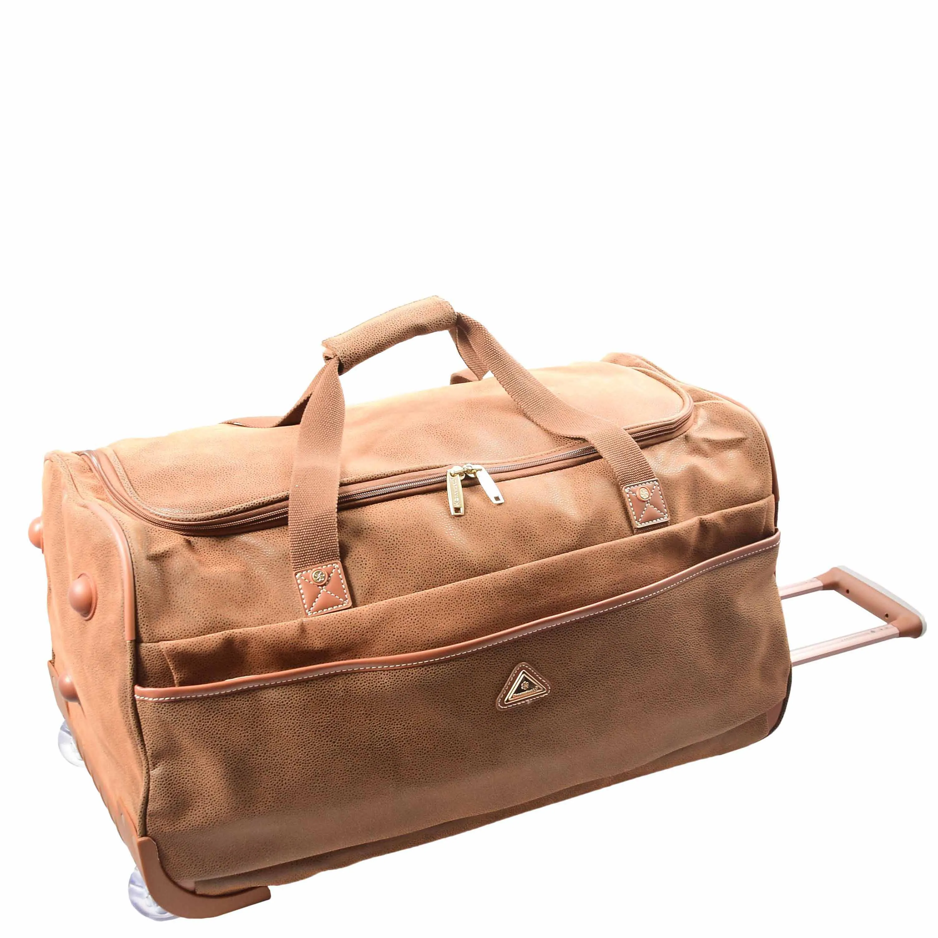 Roller Duffle Bags Wheeled Holdall MADRID Coffee