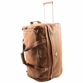 Roller Duffle Bags Wheeled Holdall MADRID Coffee