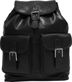 Rowallan Oiled Leather Laptop Rucksack