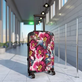 Rustic Cosmos Flowers & Pink Roses Luggage Set