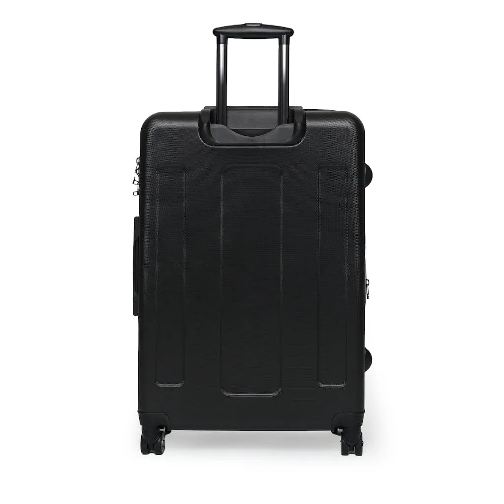 Rustic Cosmos Flowers & Pink Roses Luggage Set