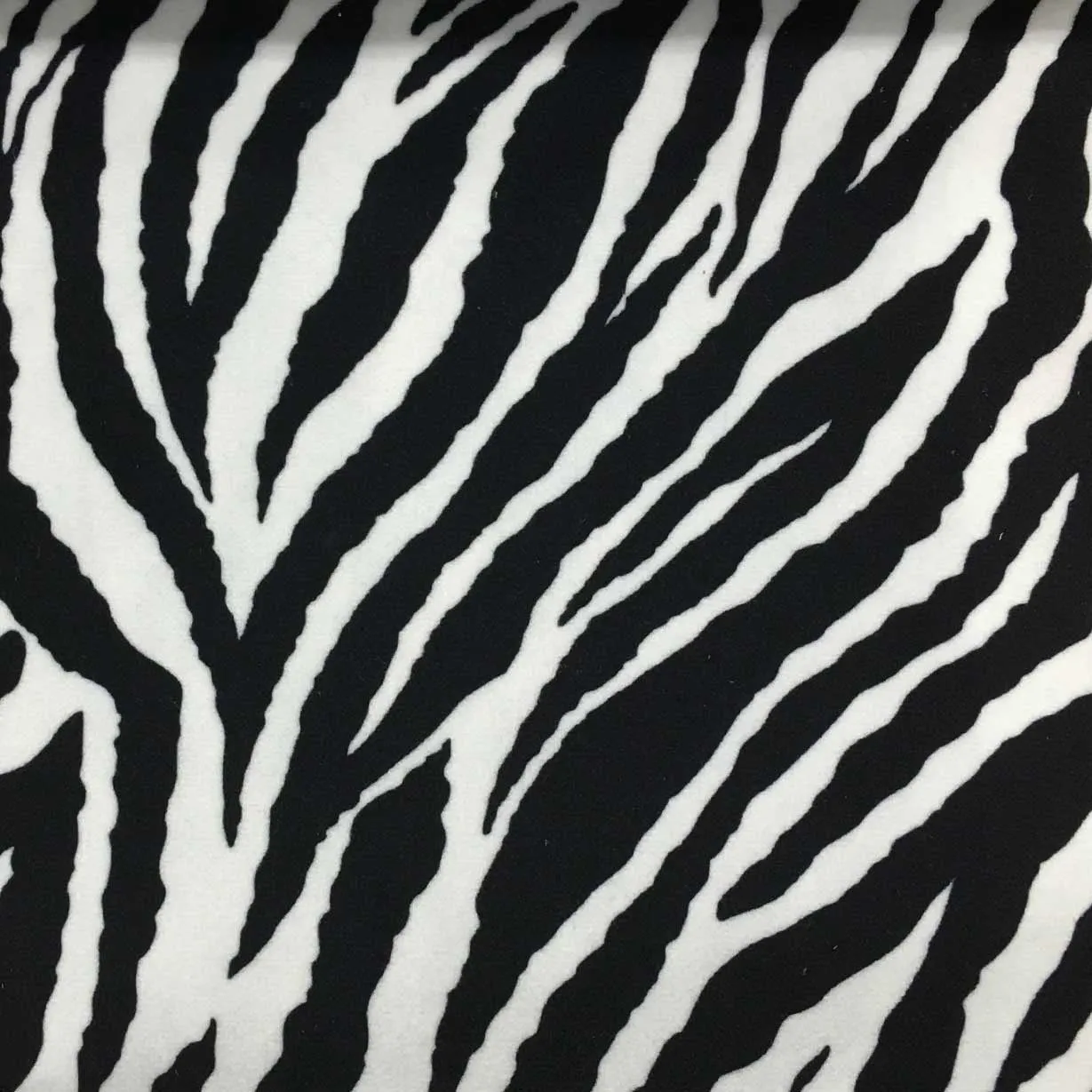SAFARI - BABY ZEBRA, LA ZOO SHORT PILE VELVET DRAPERY AND UPHOLSTERY FABRIC BY THE YARD