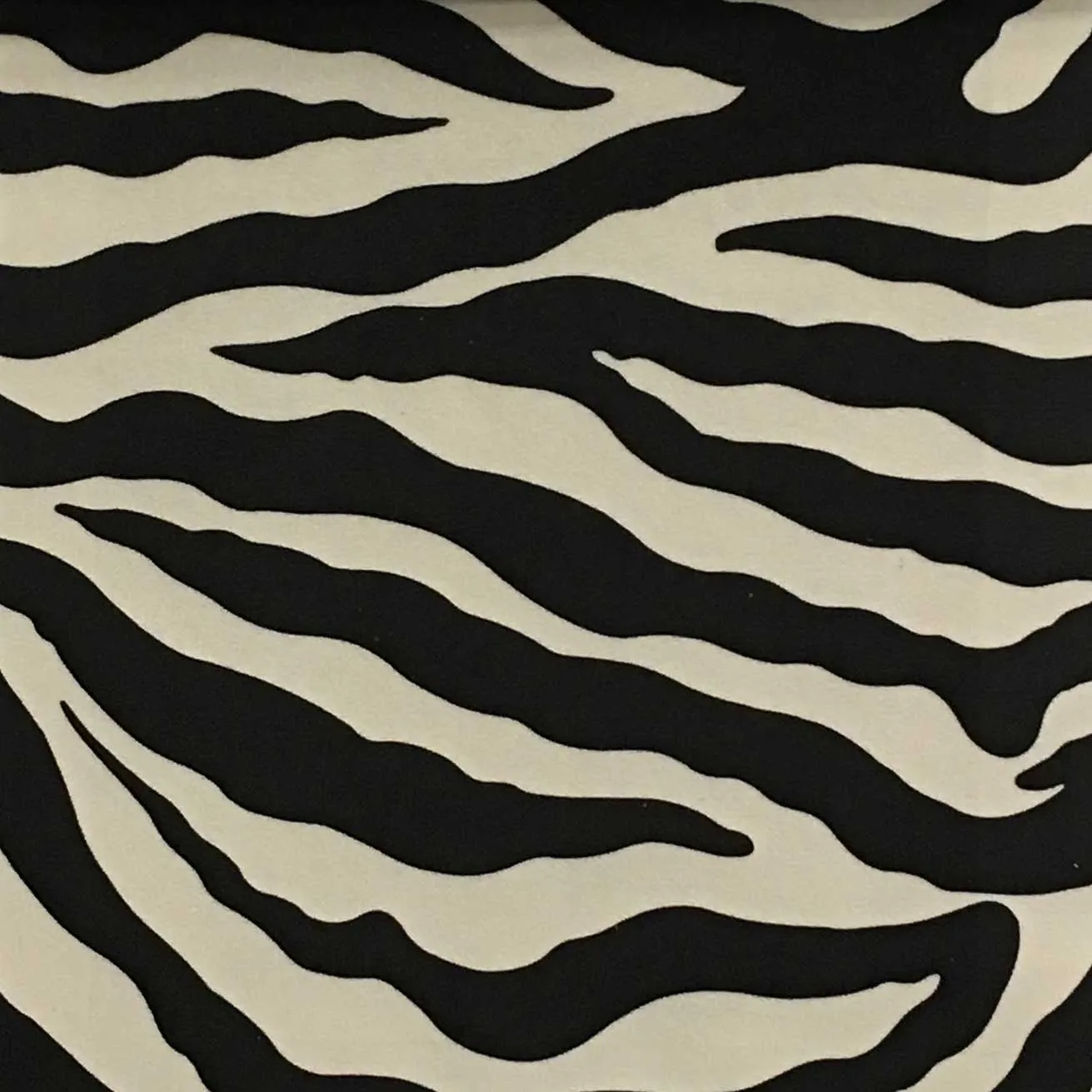 SAFARI - ZEBRA, LA ZOO SHORT PILE VELVET DRAPERY AND UPHOLSTERY FABRIC BY THE YARD